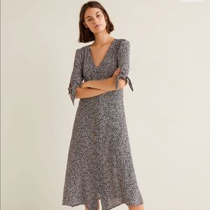 Mango floral print dress